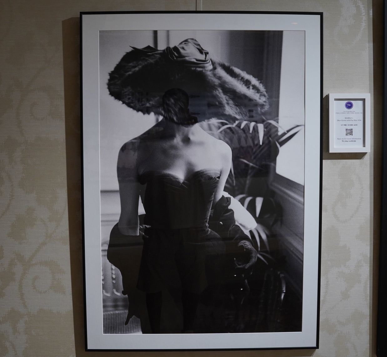 MARK SOKOLOWSKI - Dior Gown with Fur Hat 1954