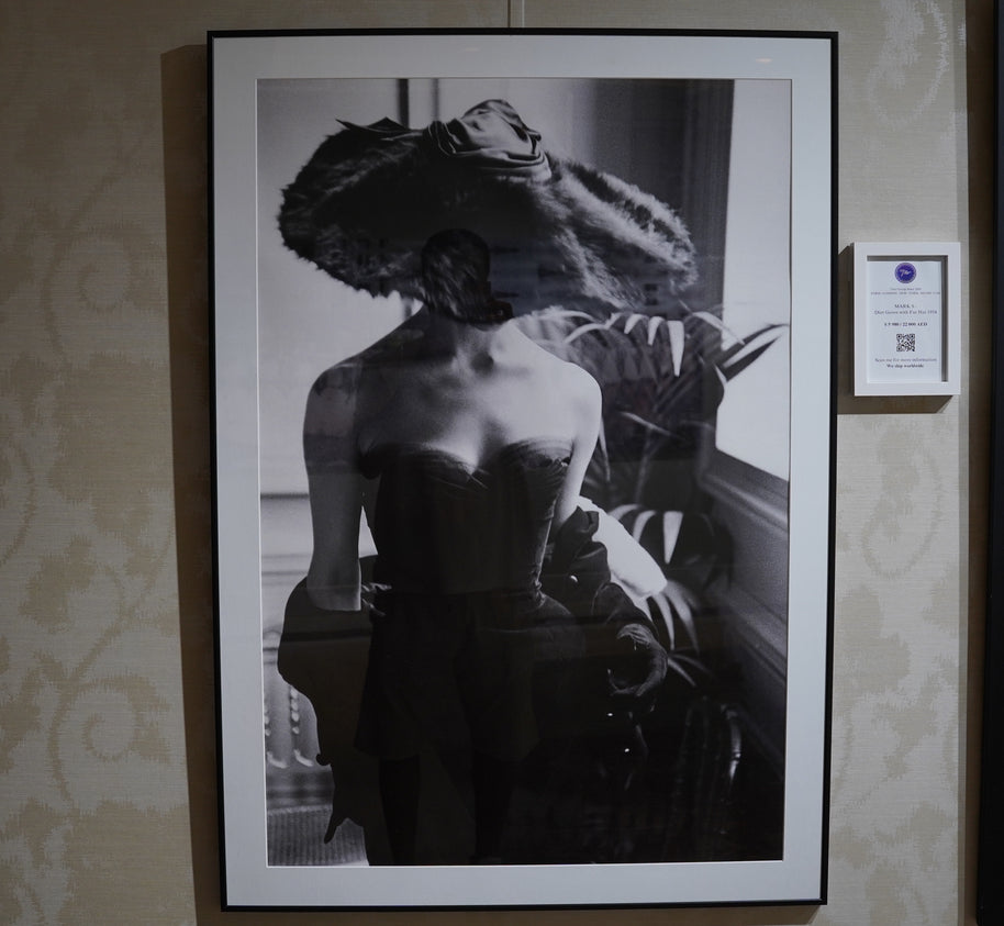 MARK SHAW - CD Gown with Fur Hat 1954