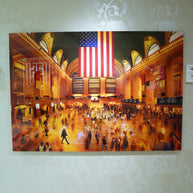 SIMON P - Lagerfeld at Grand Central NYC, Editorial for Harper Bazaar 2006