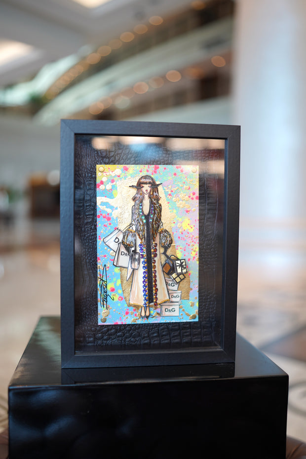 RACHEL BERGERET - XS Paper Doll, D&G Tribute31