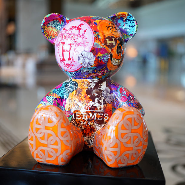 ARTNAOR - 35cm Collage, H Tribute, No Collar Teddy