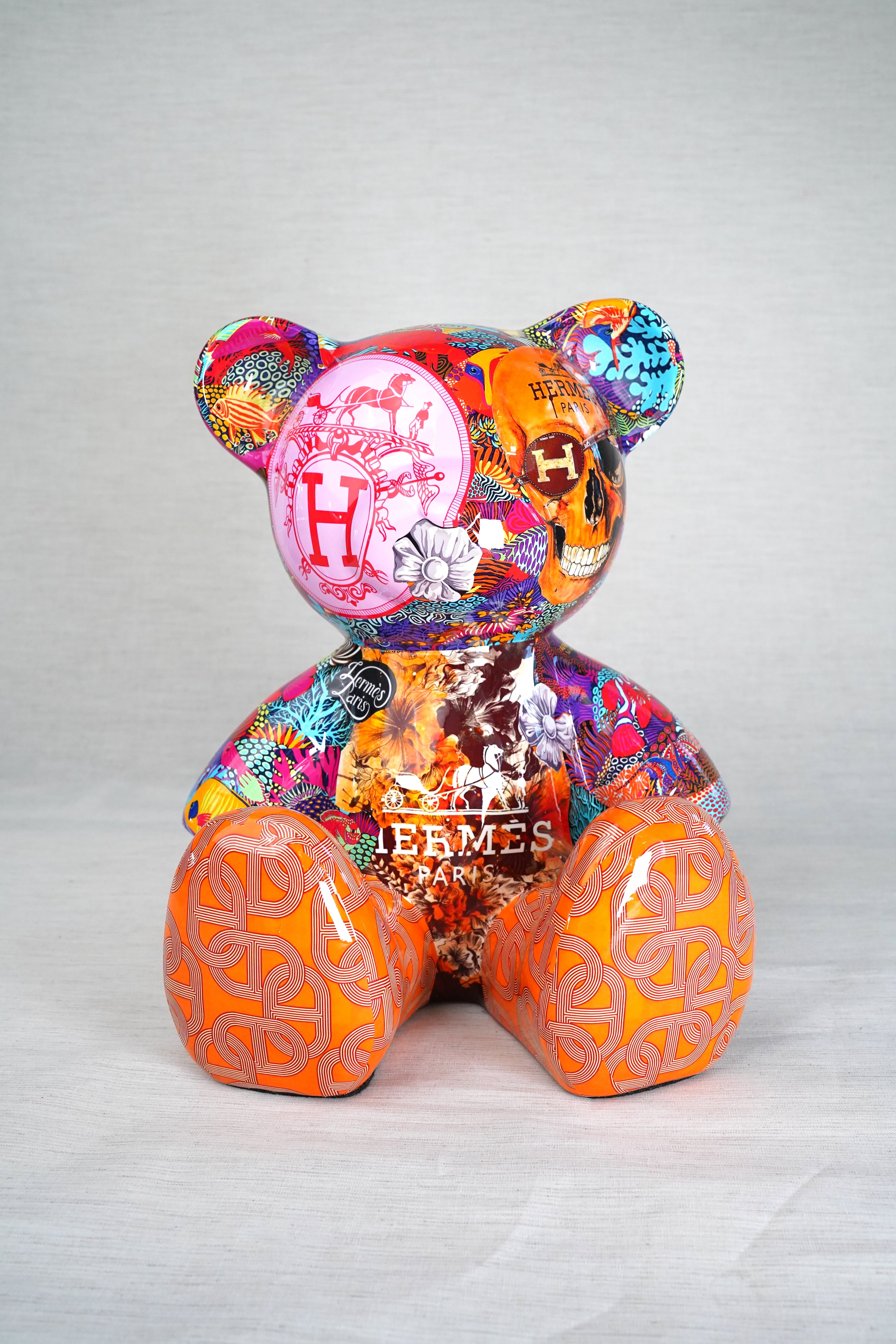 NAOR - 35cm Collage, H Tribute, No Collar Teddy