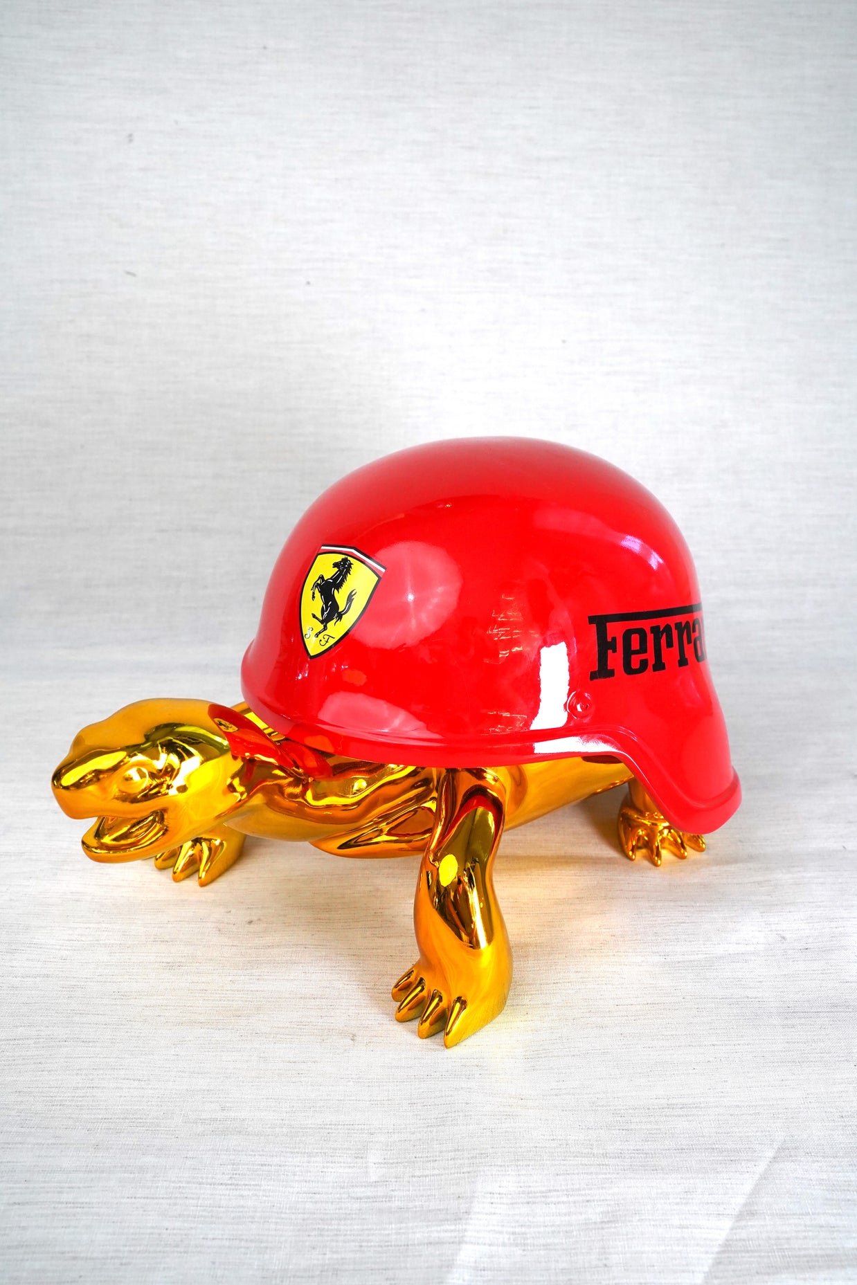 NAOR - 40cm Ferrari Tribute, Chromed Turtle