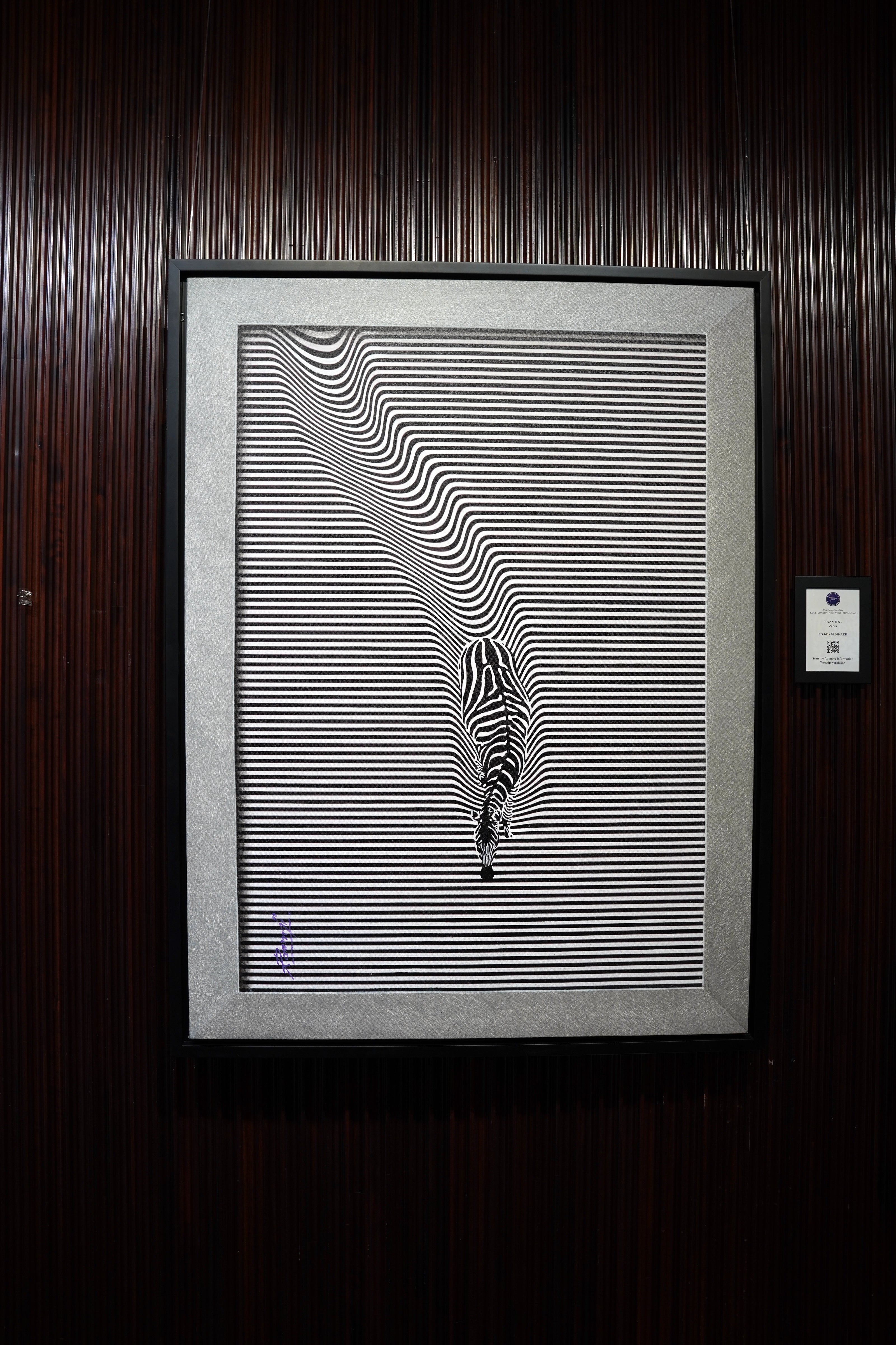 RAAMJI SHARMA - Folded Zebra
