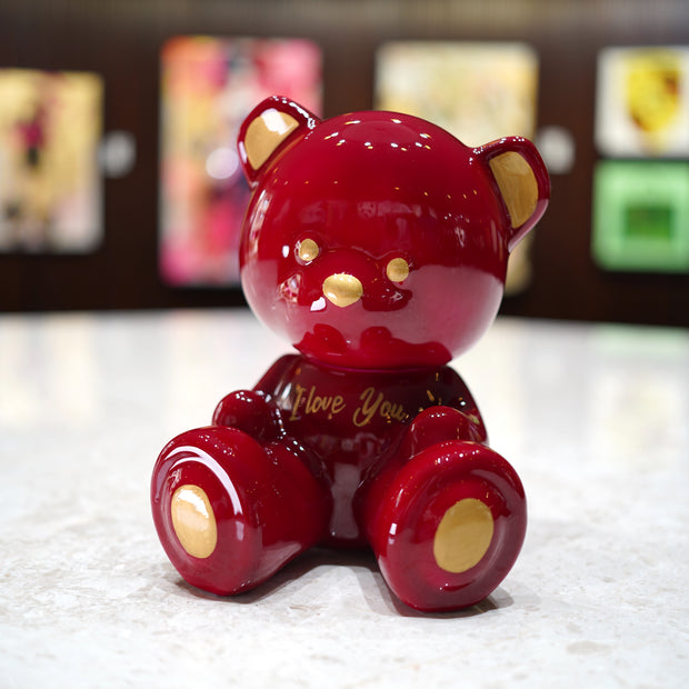 ARDOR - Tiny Bear, Burgundy I Love You Design