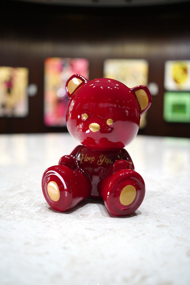 ARDOR - Tiny Bear, Burgundy I Love You Design
