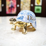 NAOR - 40cm Gold CD Tribute, Chromed Turtle