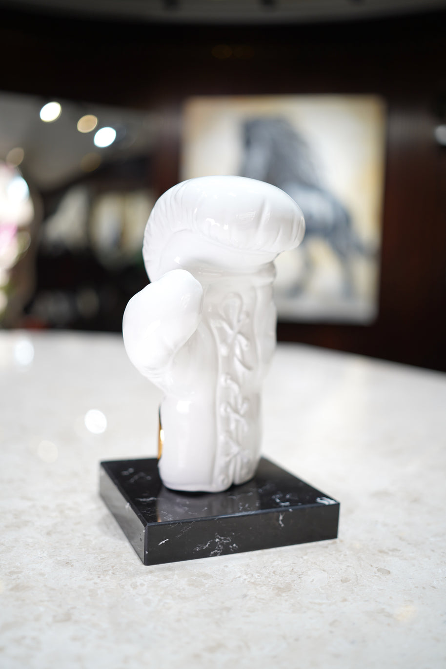 NAOR - 50cm  White Boxing Gloves