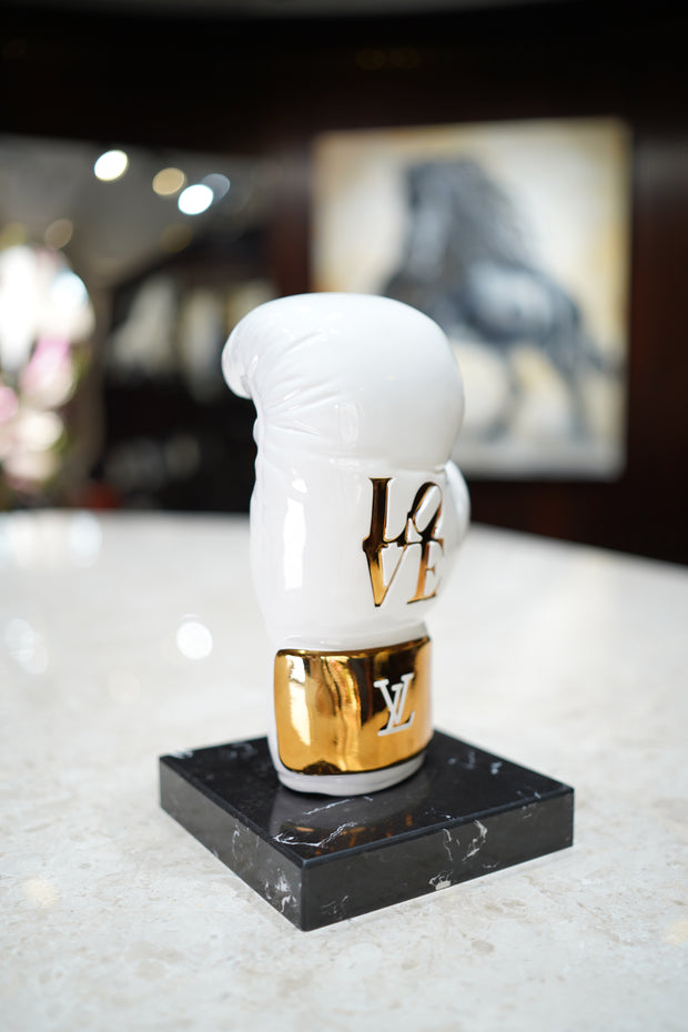 NAOR - 50cm  White Boxing Gloves