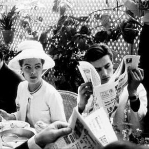 FRANÇOIS GRAGNON - Romy Schneider et Alain Delon - festival de Cannes 1962