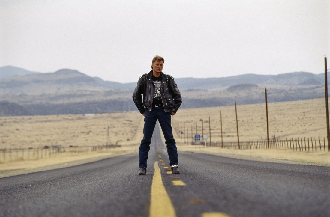 TONY FRANK - J. Hallyday, USA Tour, 1990