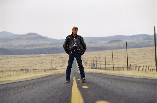 TONY FRANK - J. Hallyday, USA Tour, 1990