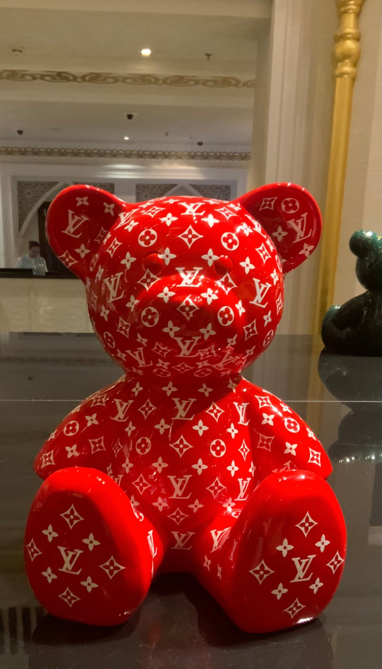 NAOR - 35 cm Sup & LV Tribute, Red Teddy