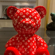 NAOR - 35 cm Sup & LV Tribute, Red Teddy