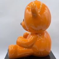 NAOR - 40cm H Tribute, Orange Teddy Bear