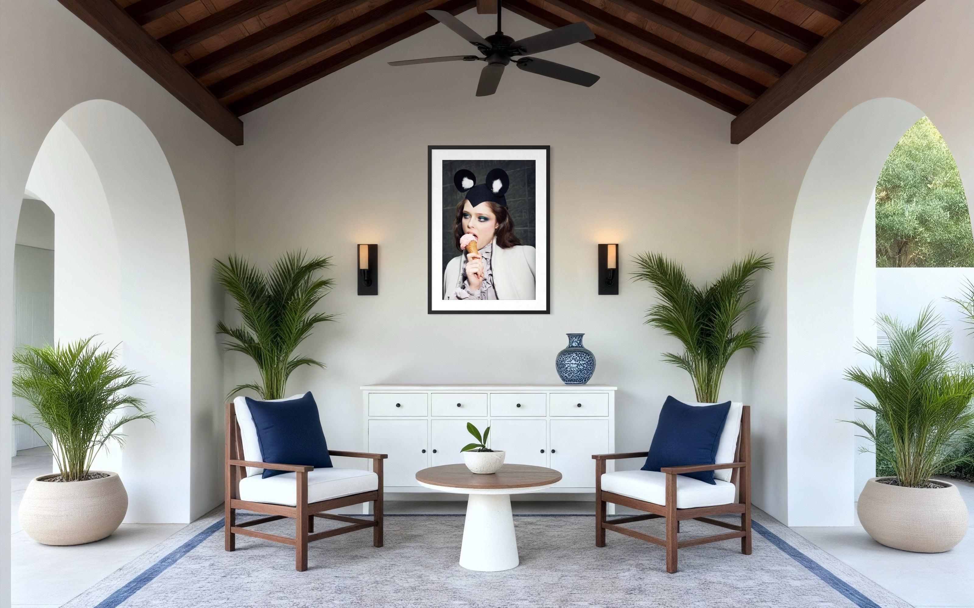 ARTHUR ELGORT - Coco eating Ice Cream