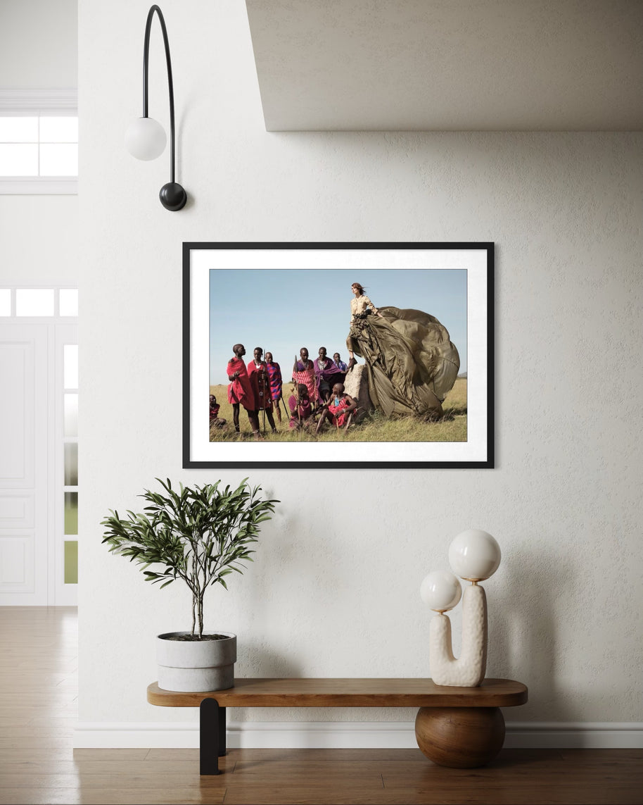 ARTHUR ELGORT - Keira and Masai on the border of Kenya 2007