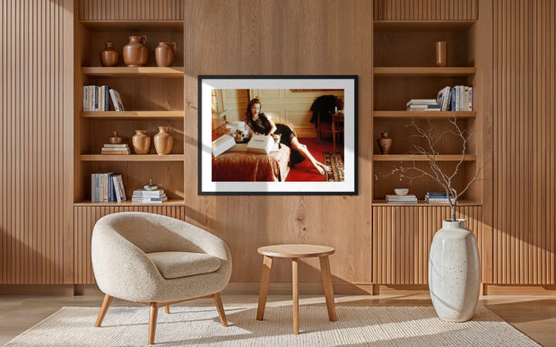 ARTHUR ELGORT - Kate Moss at Hotel Raphael in Paris 1997