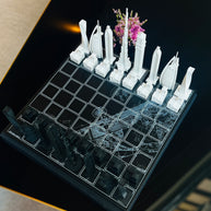 CITY CHESS - Acrylic Dubai Edition - Wooden Board