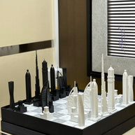 CITY CHESS - Acrylic Dubai Edition - Marble Board