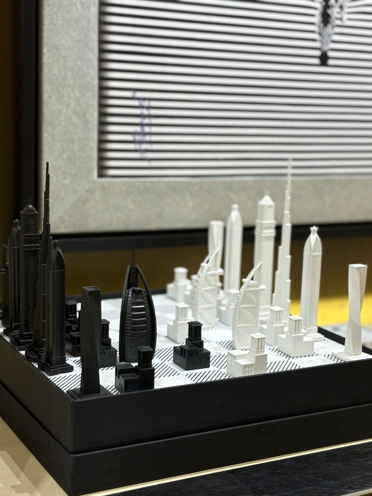 CITY CHESS - Acrylic Dubai Edition - Marble Board