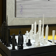 CITY CHESS - Acrylic Dubai Edition - Marble Board