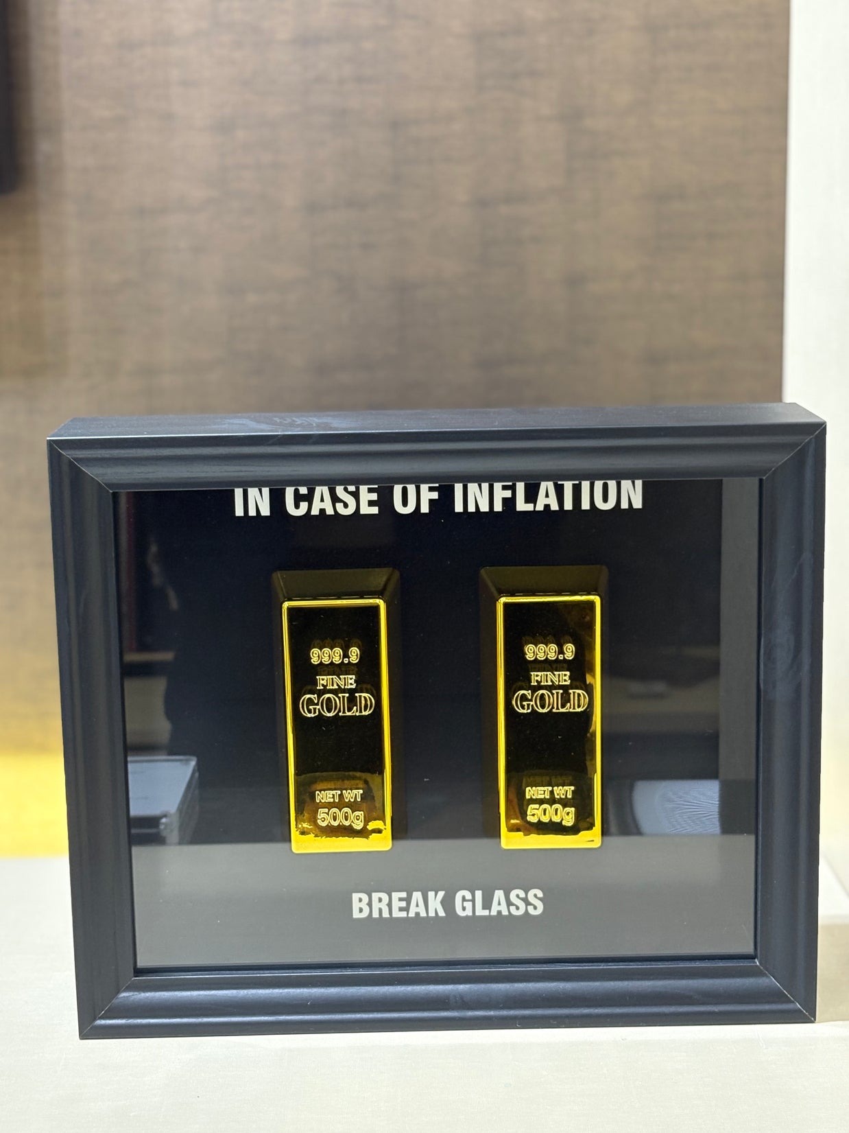 TINA S -In case on inflation, Gold