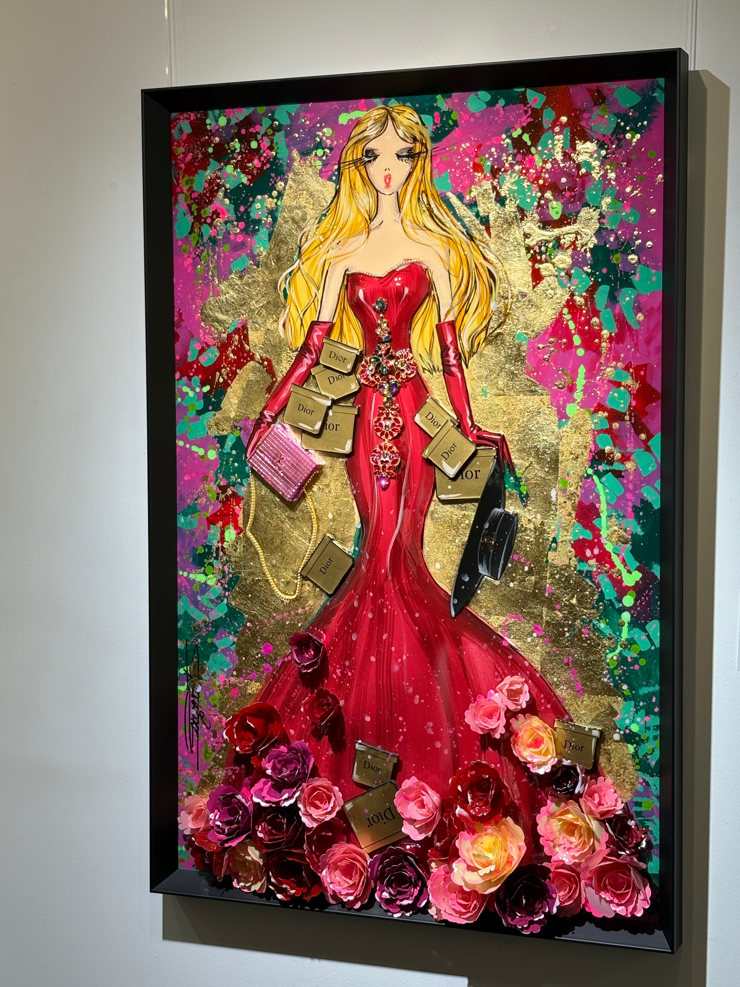 RACHEL BERGERET - Medium doll #41, CD Tribute - Diva Scarlett