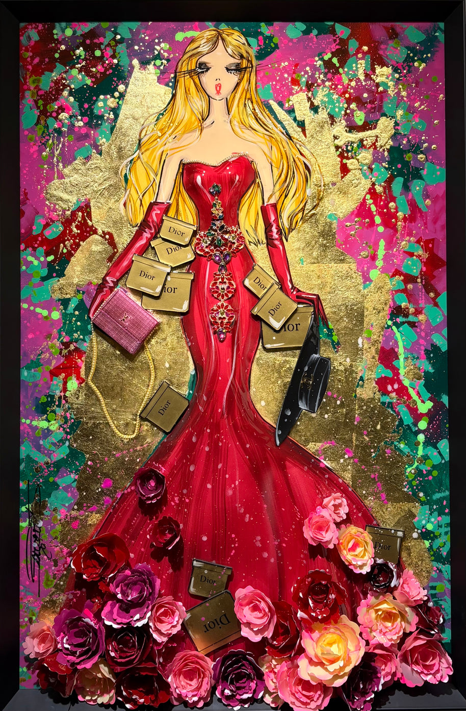 RACHEL BERGERET - Medium doll #41, CD Tribute - Diva Scarlett