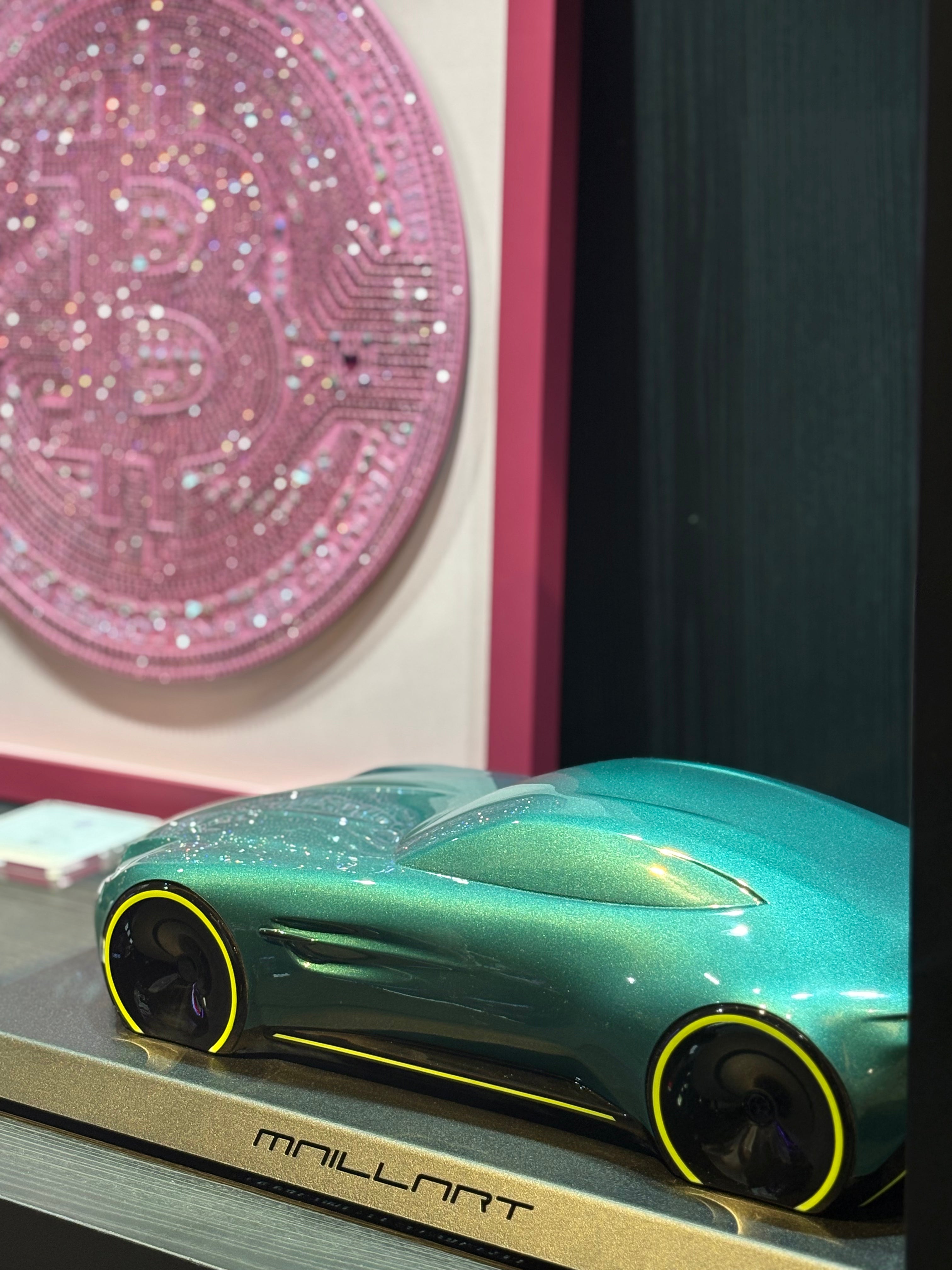 LAURENT MAILLART - Aston Vantage, Chromed Turquoise