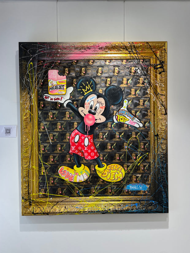 RAKEL WAJNBERG -Mickey Painting “Art is Life”
