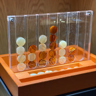 HECTOR SAXE Connect Four - ORANGE Buffalo Leather