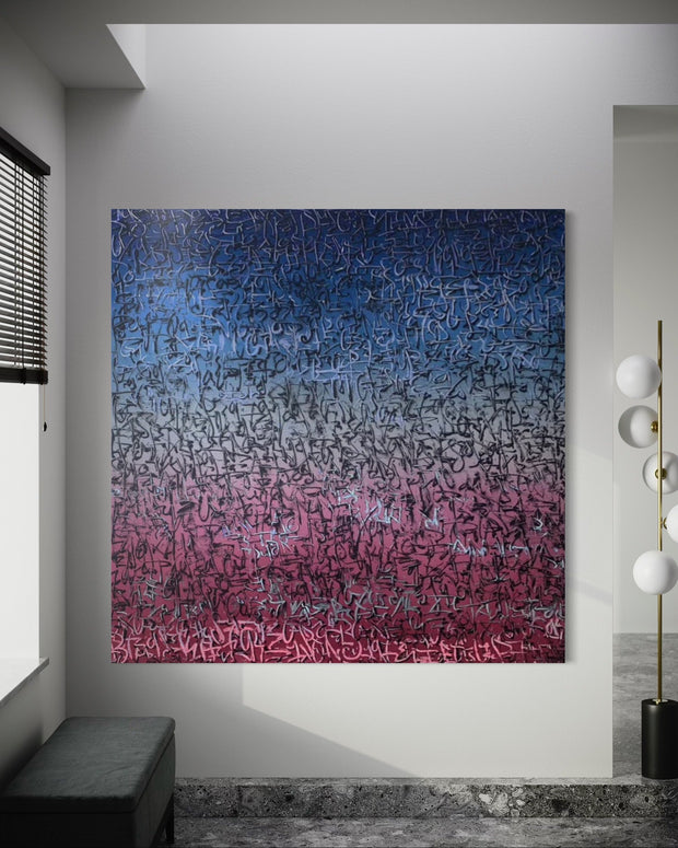 TANC - Pink & Blue Automatic Writing
