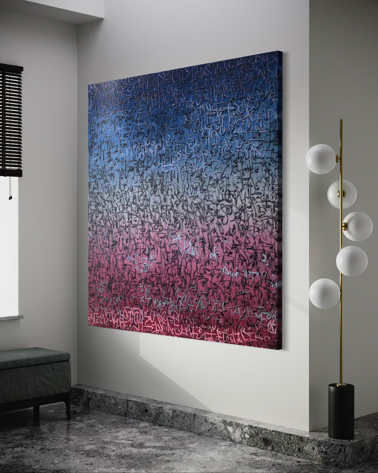 TANC - Pink & Blue Automatic Writing