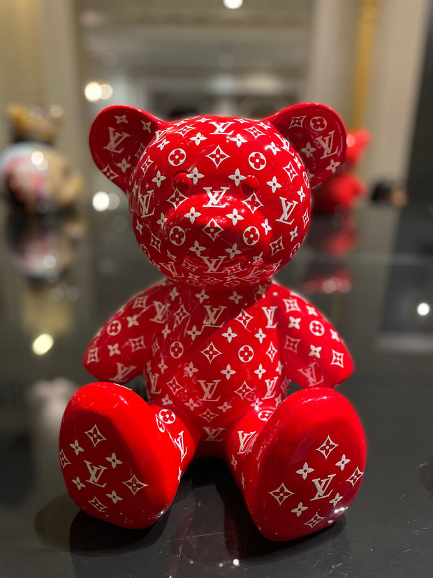 NAOR - 35 cm Sup & LV Tribute, Red Teddy