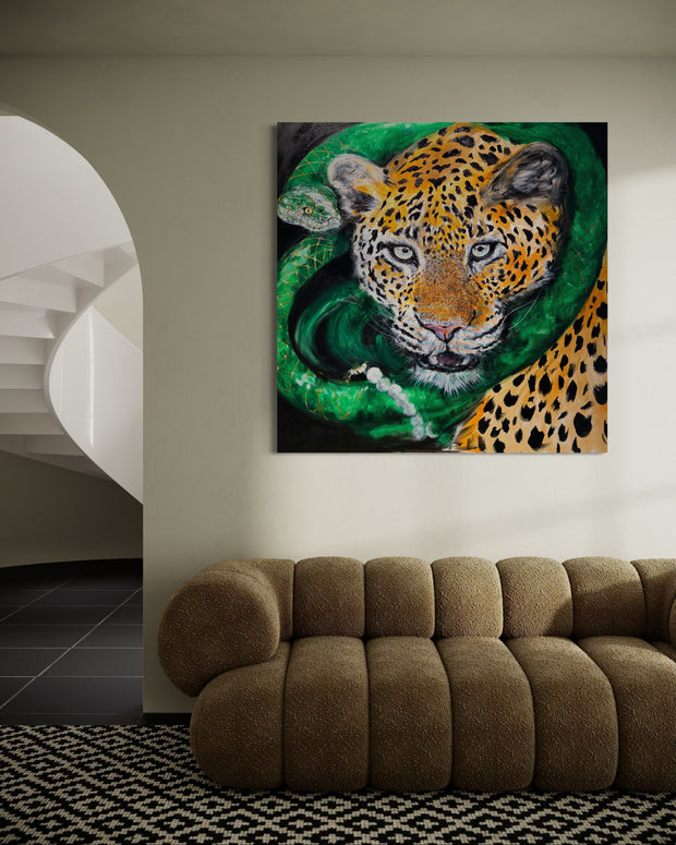 YUAN HENRY - Leopard with Snake