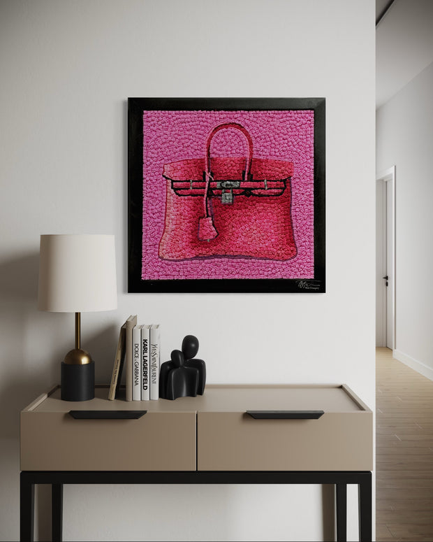 KEVIN CHAMPENY - H Tribute Mosaic, Pink