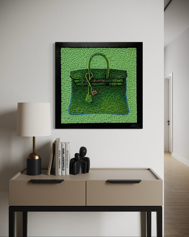 KEVIN CHAMPENY - H Tribute Mosaic, Green