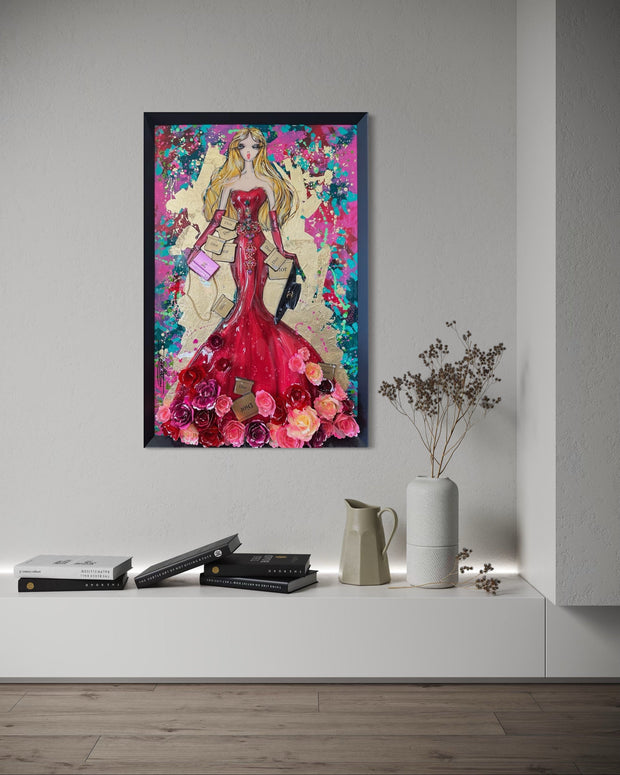 RACHEL BERGERET - Medium doll #41, CD Tribute - Diva Scarlett