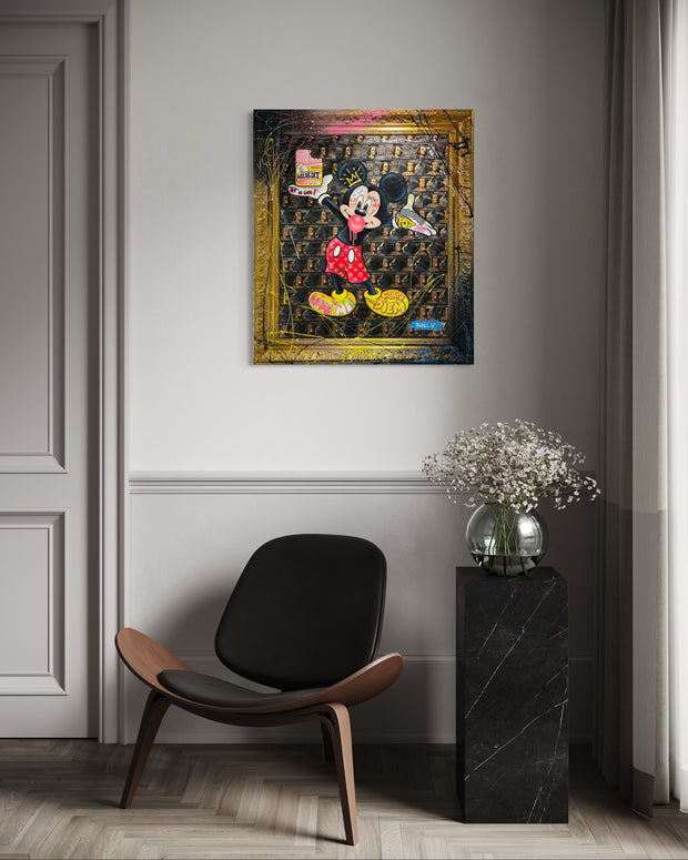 RAKEL WAJNBERG -Mickey Painting “Art is Life”