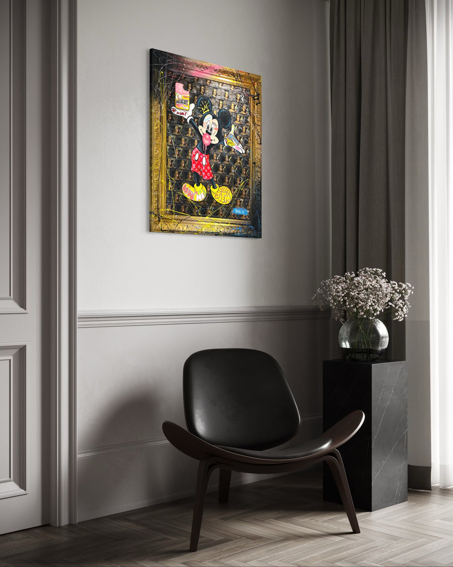 RAKEL WAJNBERG -Mickey Painting “Art is Life”