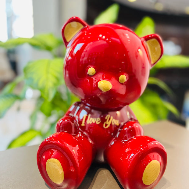 ARDOR - Small Bear, Burgundy I Love You Design