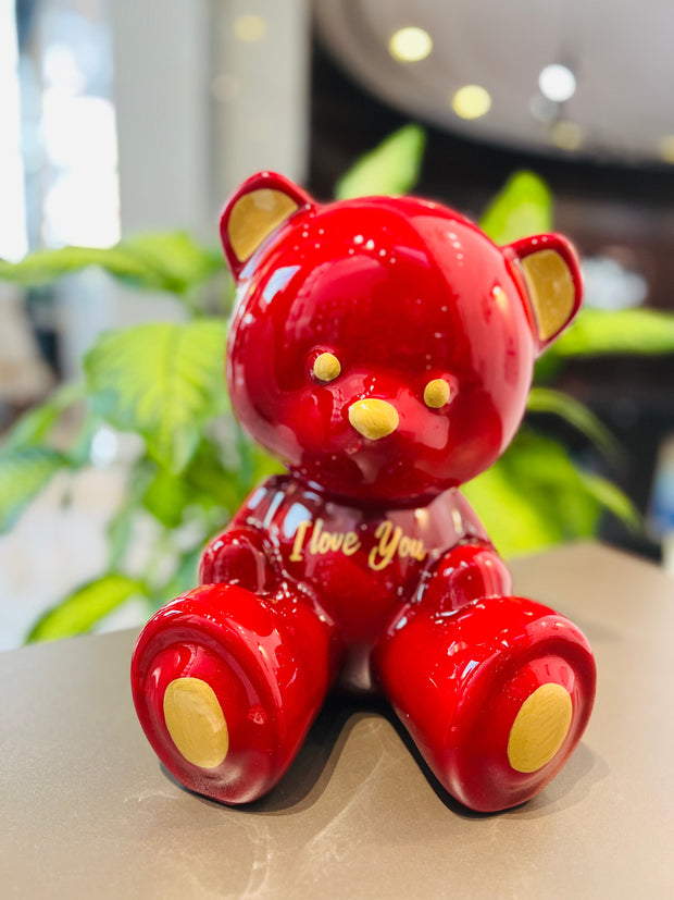 ARDOR - Small Bear, Burgundy I Love You Design