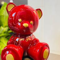 ARDOR - Small Bear, Burgundy I Love You Design