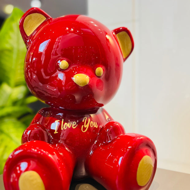 ARDOR - Small Bear, Burgundy I Love You Design