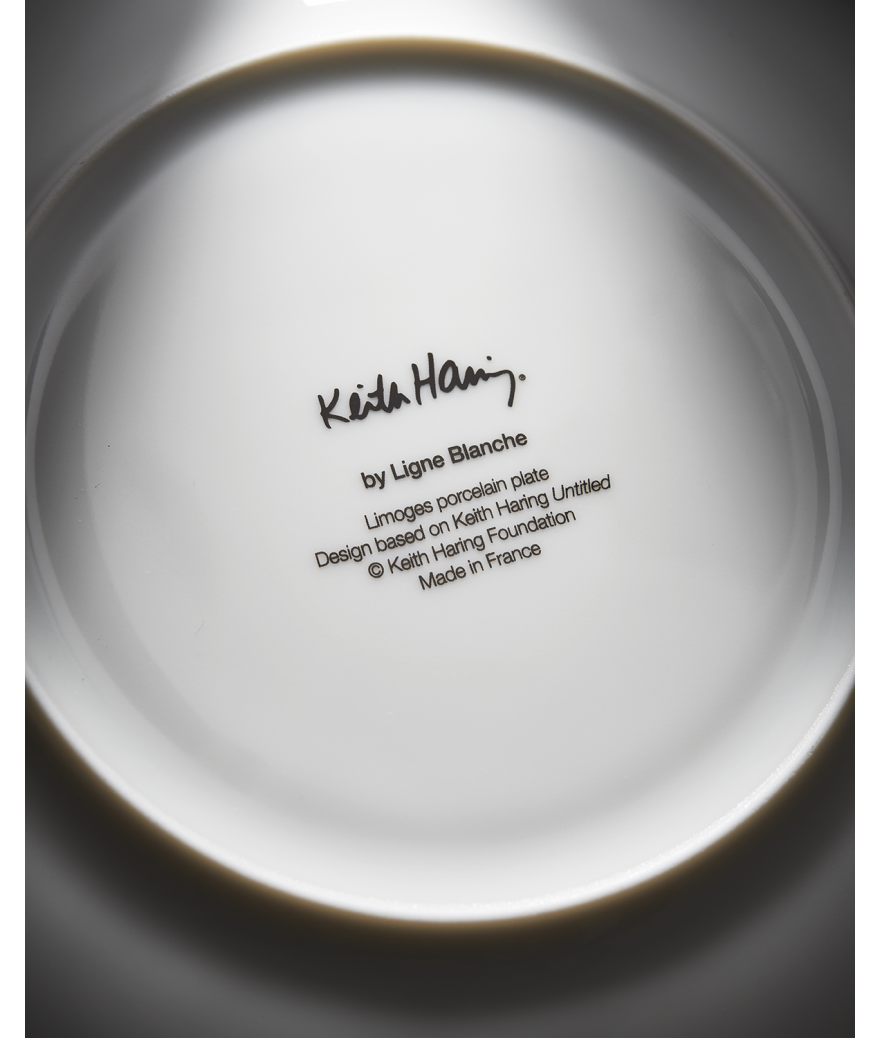 LIGNE BLANCHE - Keith Haring Child Large Plate