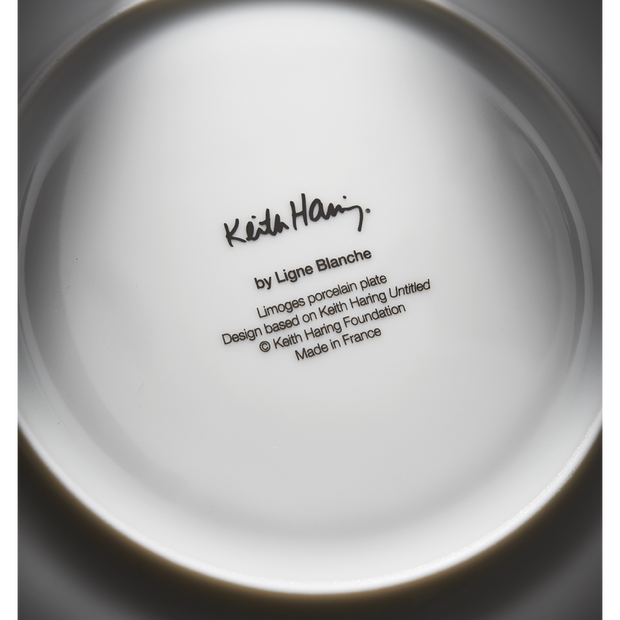 LIGNE BLANCHE - Keith Haring Child Large Plate