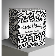 LIGNE BLANCHE - Keith Haring Red Running Heart Candle
