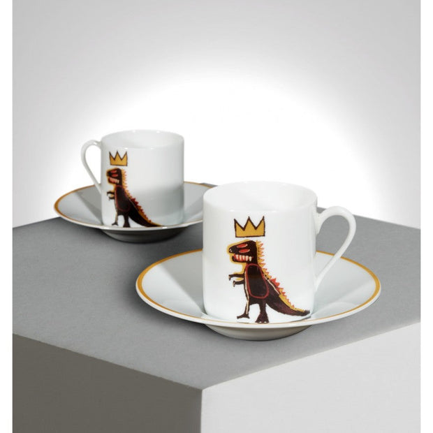 LIGNE BLANCHE - JM Basquiat Dragon Expresso Set