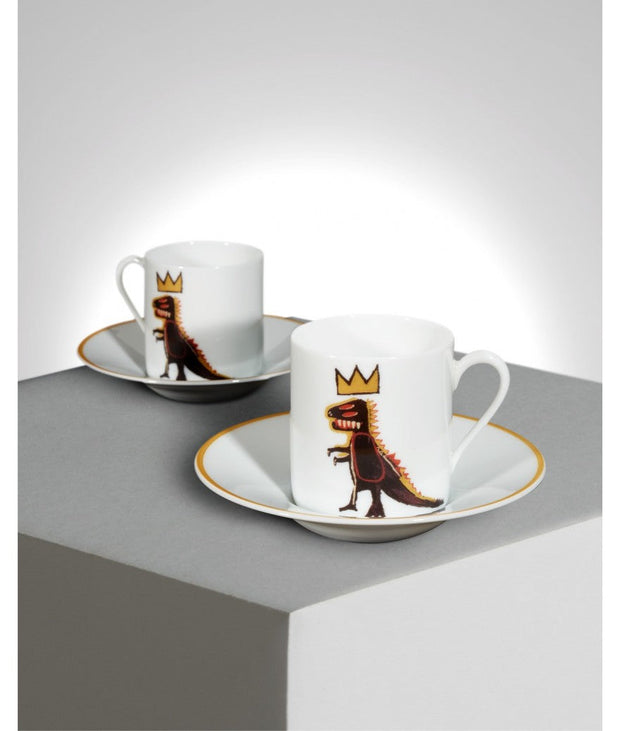 LIGNE BLANCHE - JM Basquiat Dragon Expresso Set